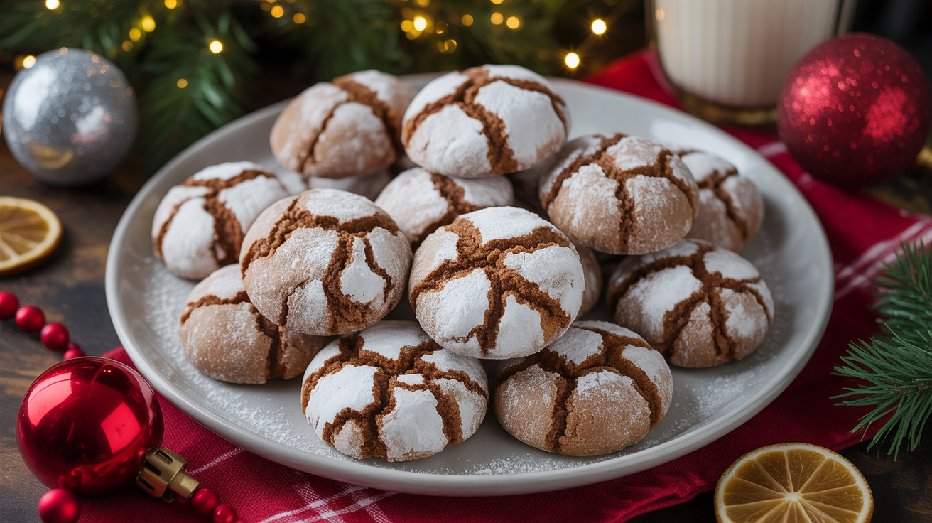 espresso gingerbread cookies
