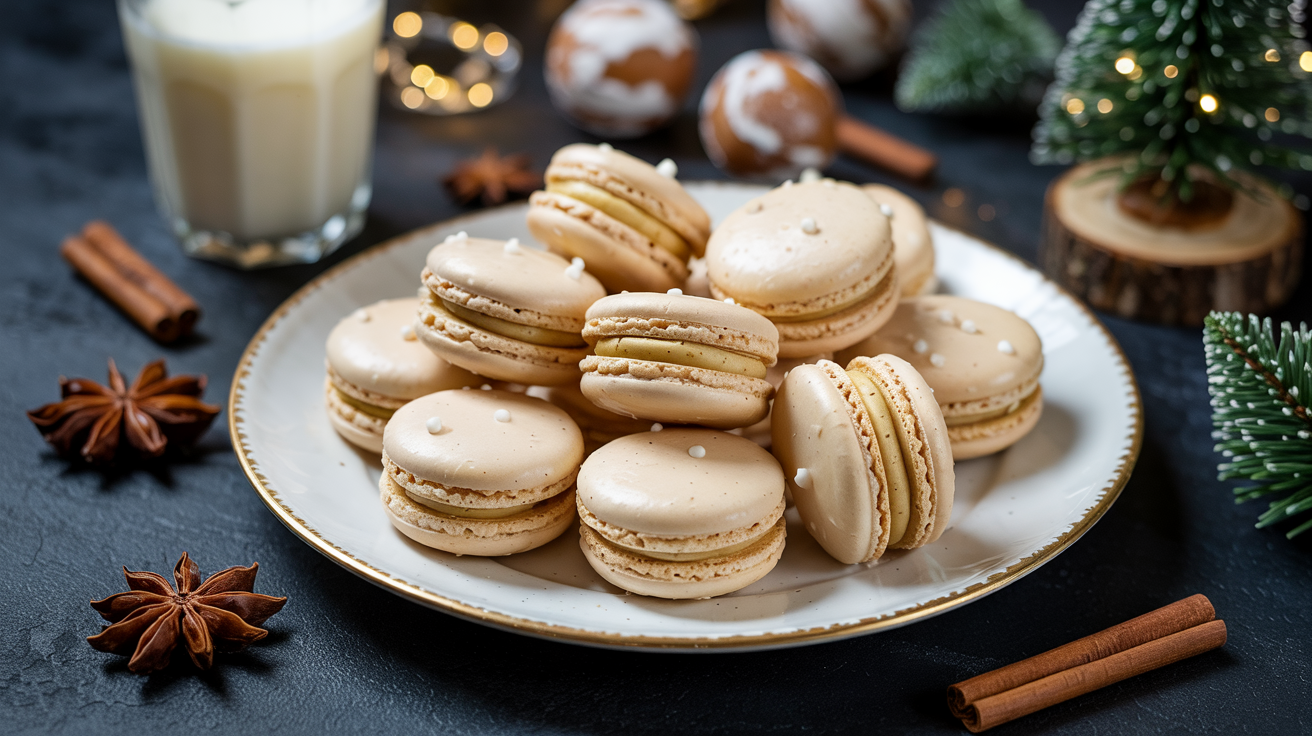 festive macarons