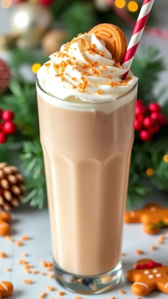 Gingerbread Cookie Milkshake Recipe