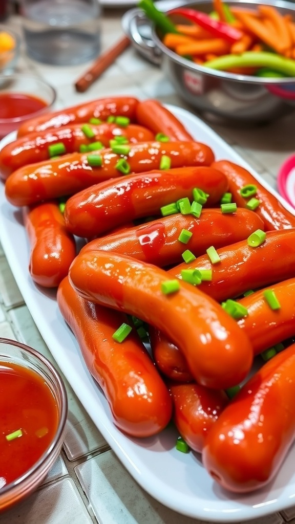 Sweet Chili Cocktail Sausages Recipe