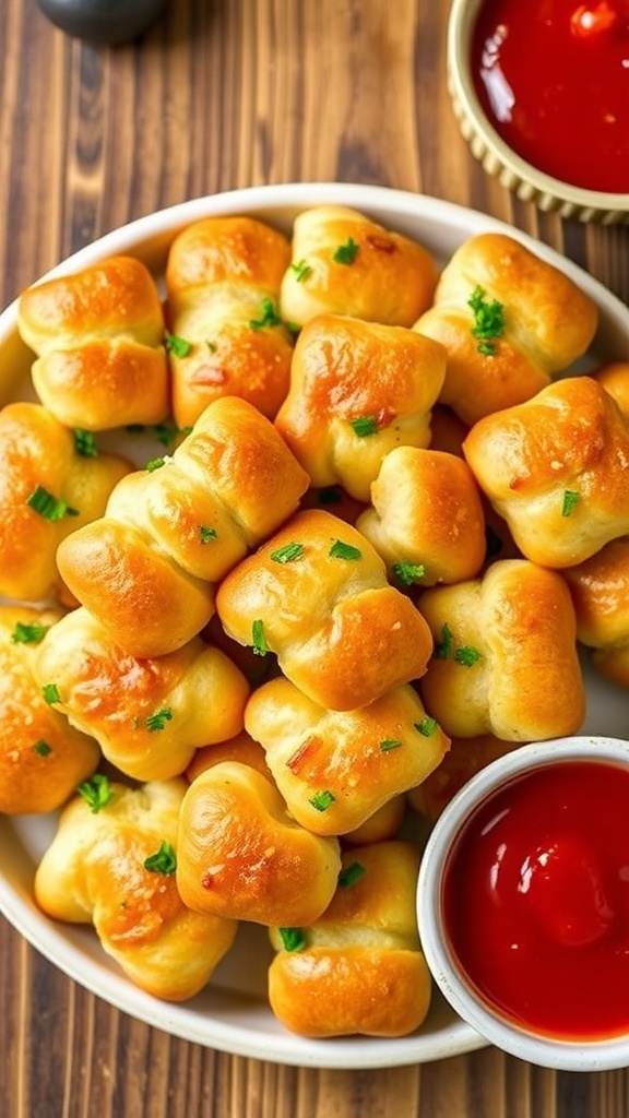 Garlic Parmesan Pull-Apart Bread Bites Recipe