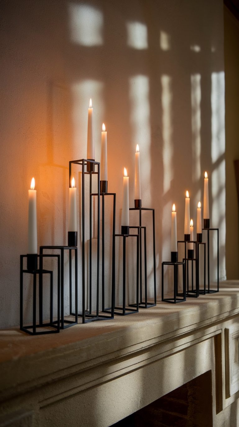 Modern Christmas Mantle Decor Ideas