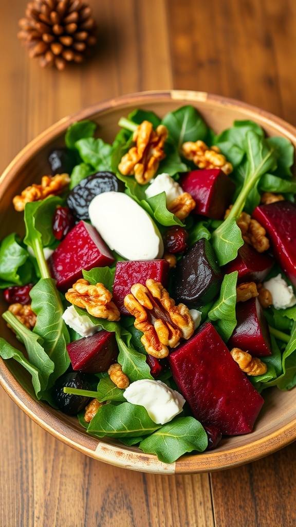 Roasted Beet and Goat Cheese Salad