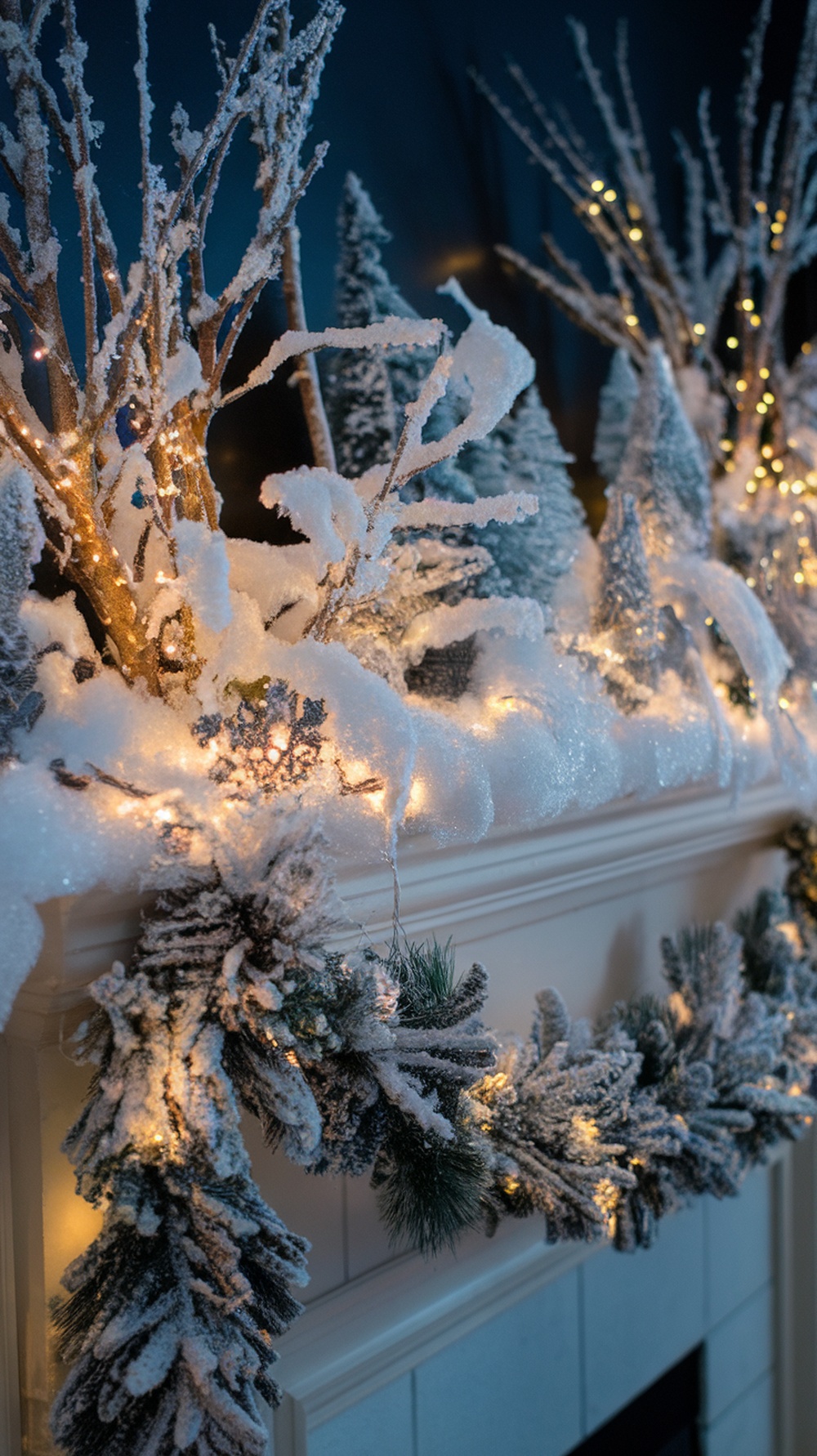 Garland Decorations Christmas Mantle