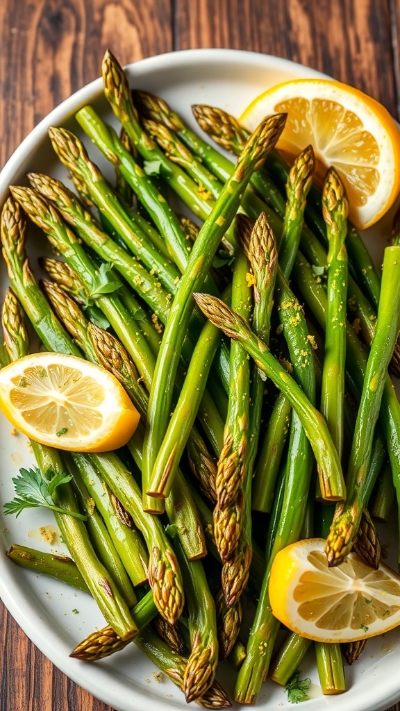 Herb and Lemon Roasted Asparagus Recipe