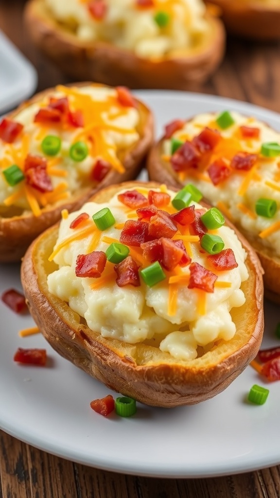 Loaded Twice-Baked Potatoes Recipe