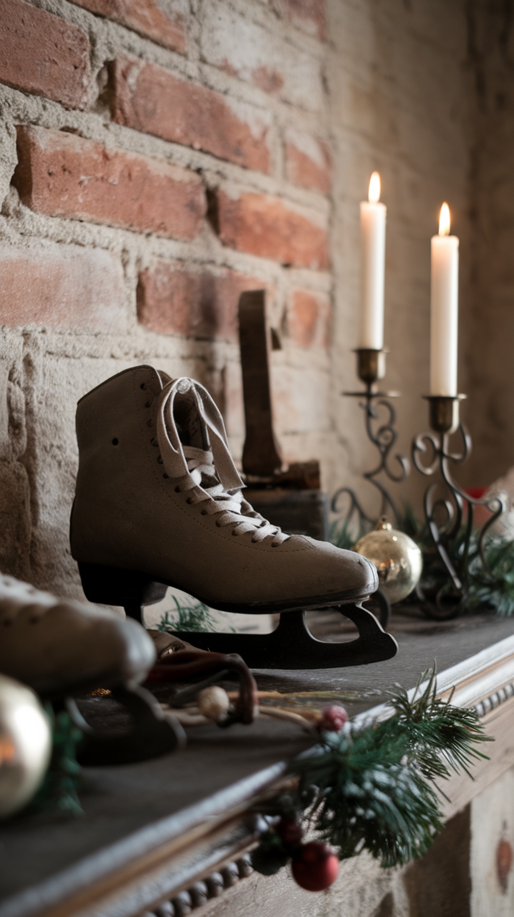 Winter Mantle Decor Ideas for After Christmas