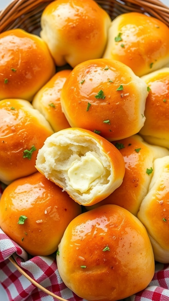Garlic Butter Pull-Apart Rolls Recipe