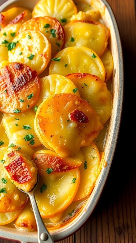 Cheesy Scalloped Potatoes with Gruyère Recipe