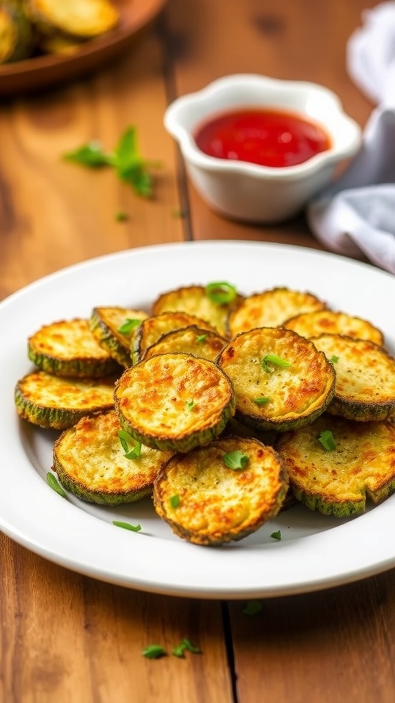 Crispy Baked Parmesan Zucchini Recipe