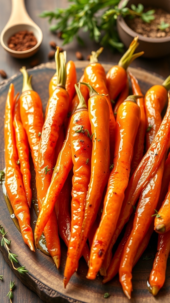Honey Roasted Carrots with Thyme Recipe