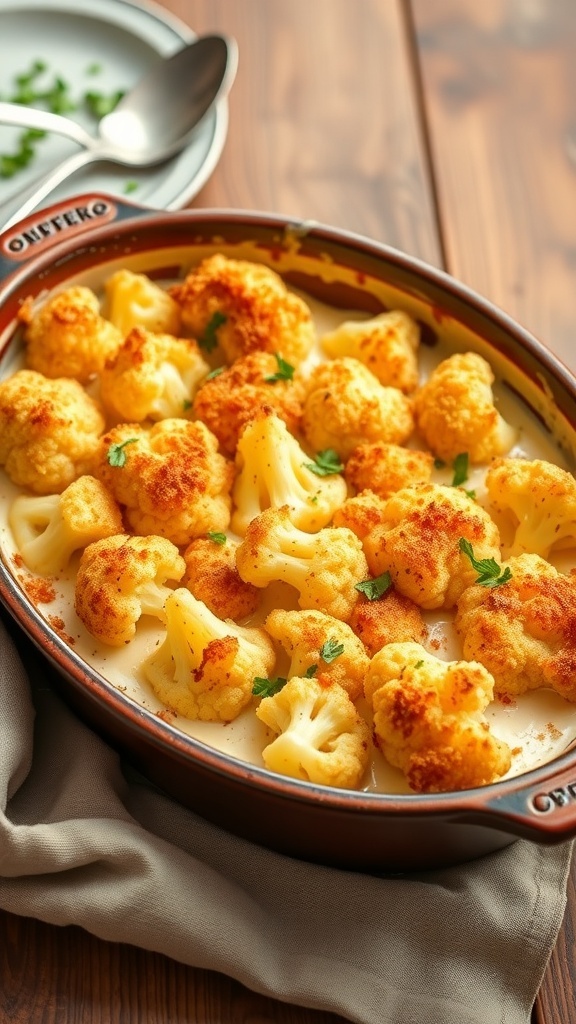 Creamy Cauliflower Gratin Recipe