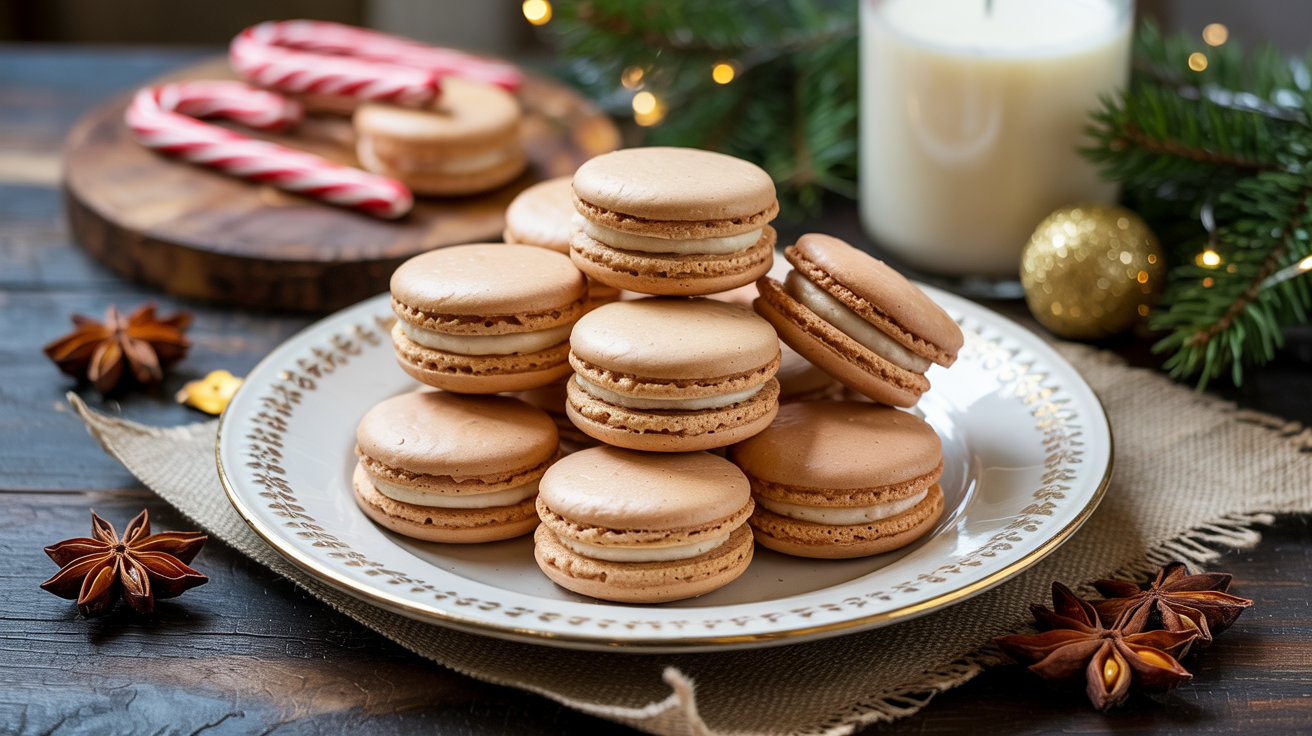 spiced macarons