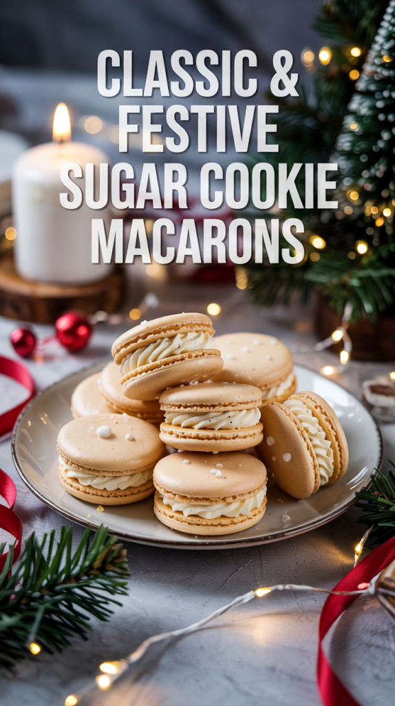 sugar cookie macarons
