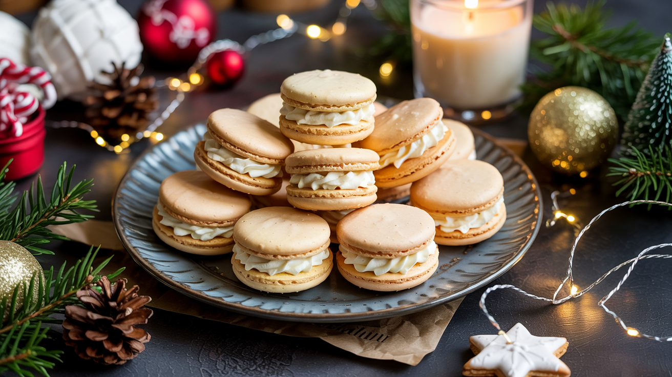vanilla macarons