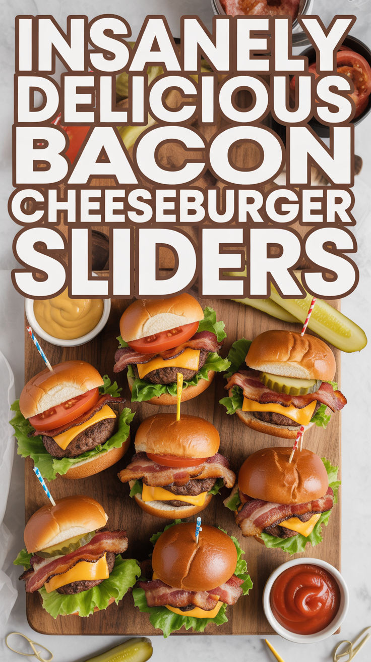 Bacon Cheeseburger Sliders