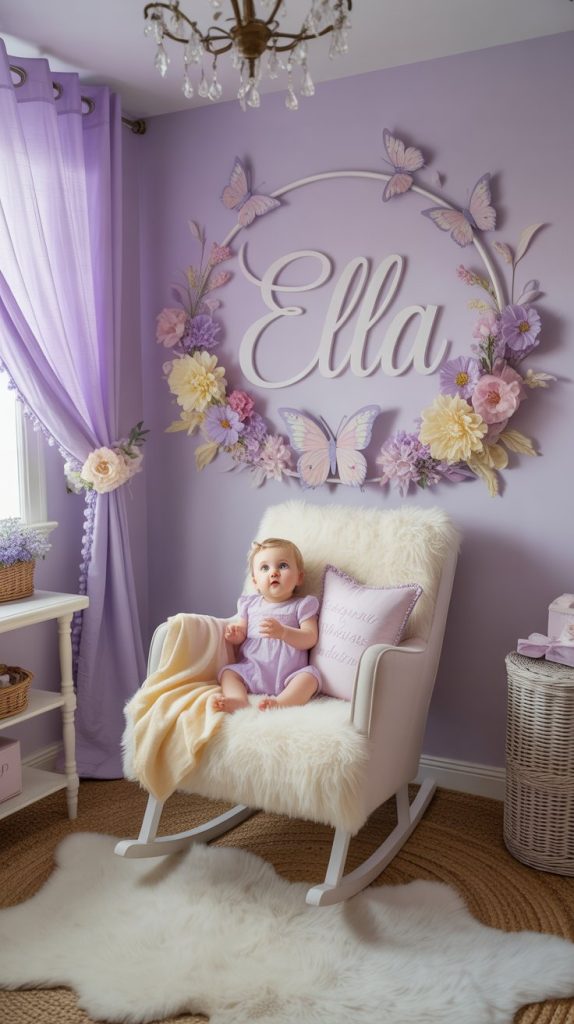 Boho Baby girl nursery room ideas