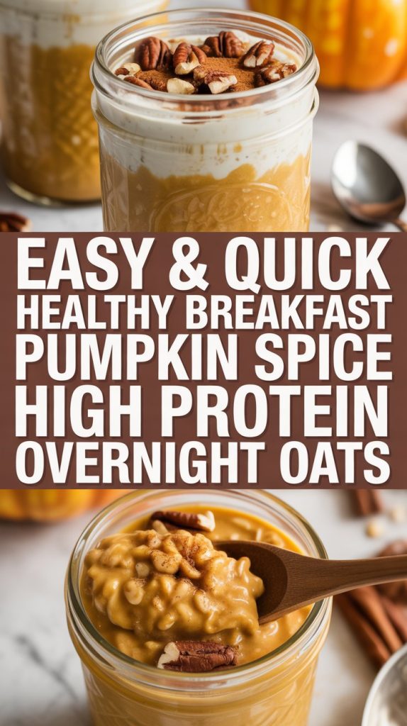 Carrot Cake Protein overnight oats