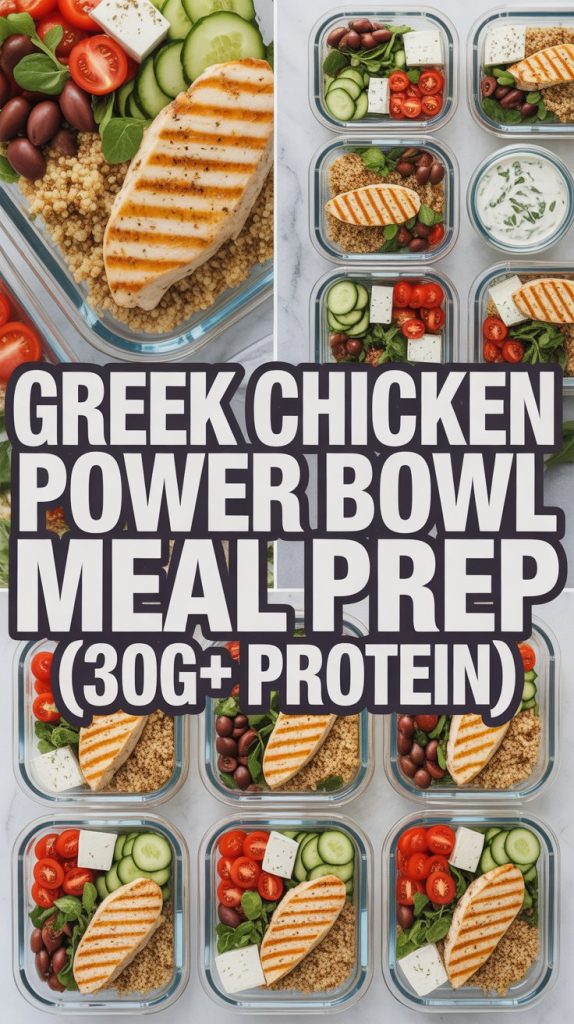 Chicken Lunch meal prep