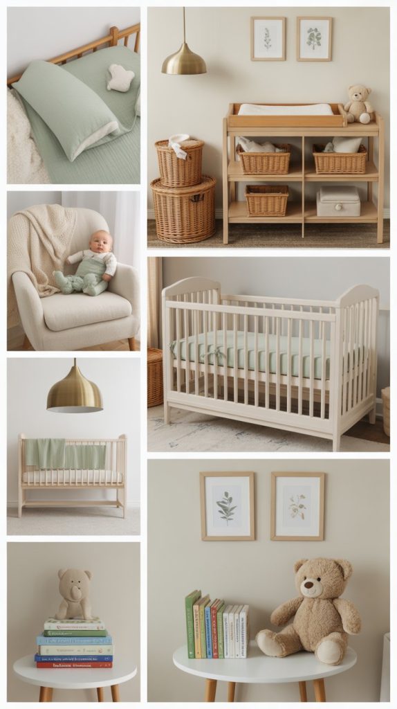 Neutral Nursery Ideas Crib In The Corner Nursery Ideas