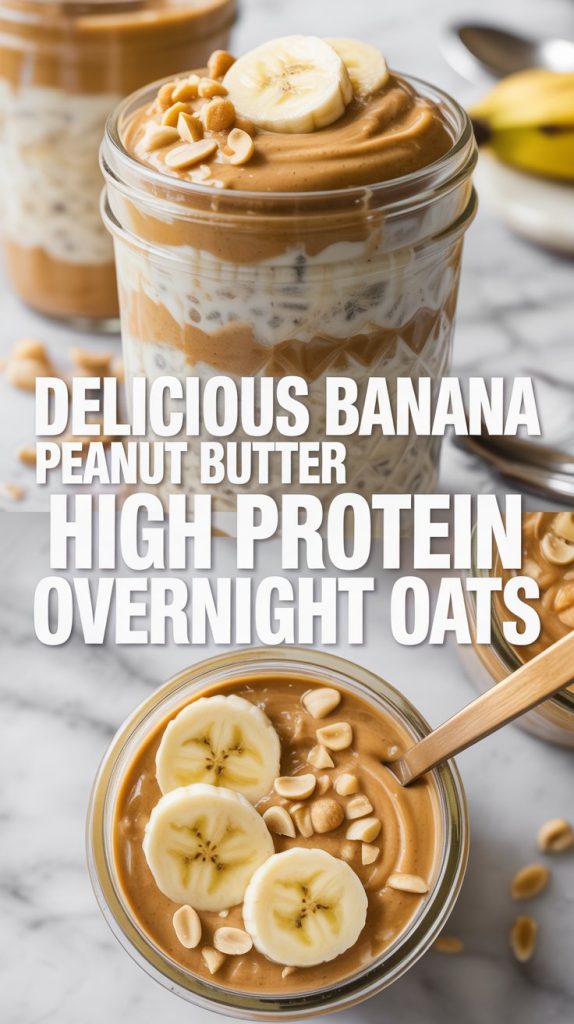 Easy High protein overnight oats