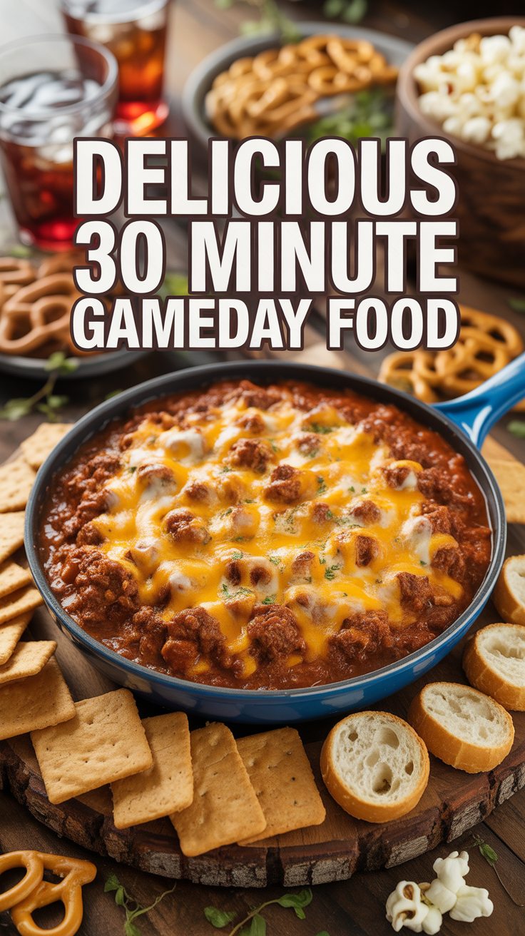 Football Gameday snacks