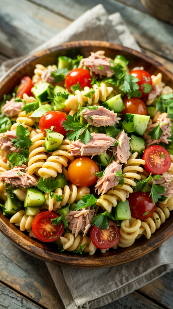 High Protein Healthy Meal Prep Ideas For The Week, High Protein Tuna Pasta Salad Recipe