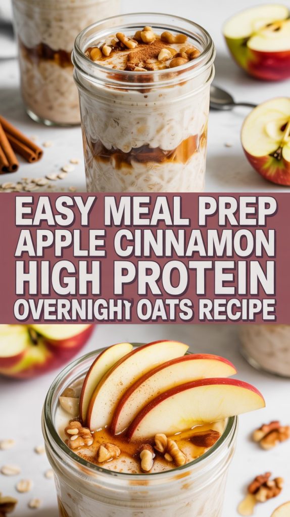Healthy Protein overnight oats