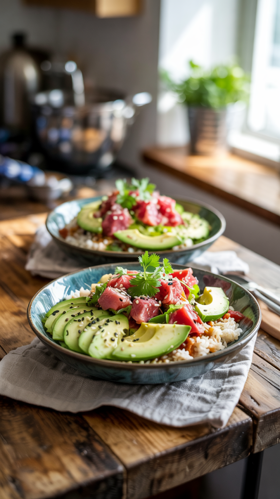 High Protein Easy tuna bowl