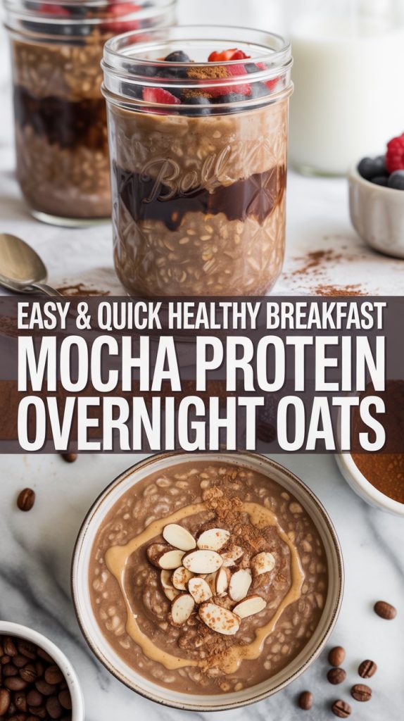 High protein powder overnight oats