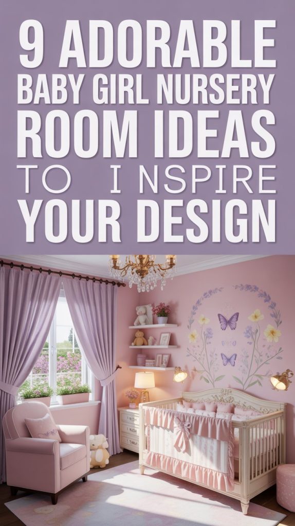 Neutral Baby girl nursery room ideas