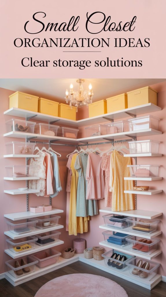 Small Closet Organization Ideas Small Walk In Closet Ideas