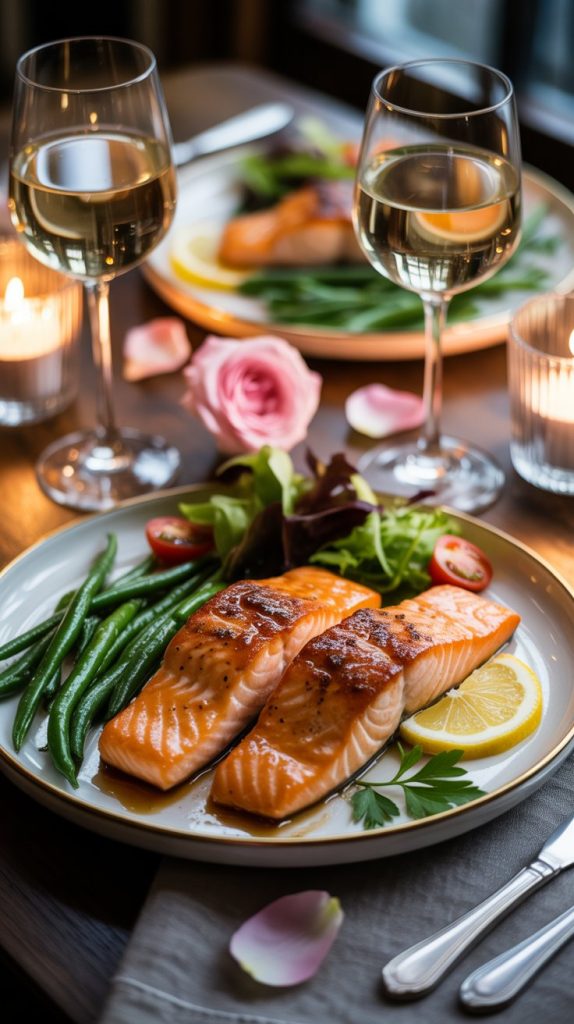 Valentines day dinner foods