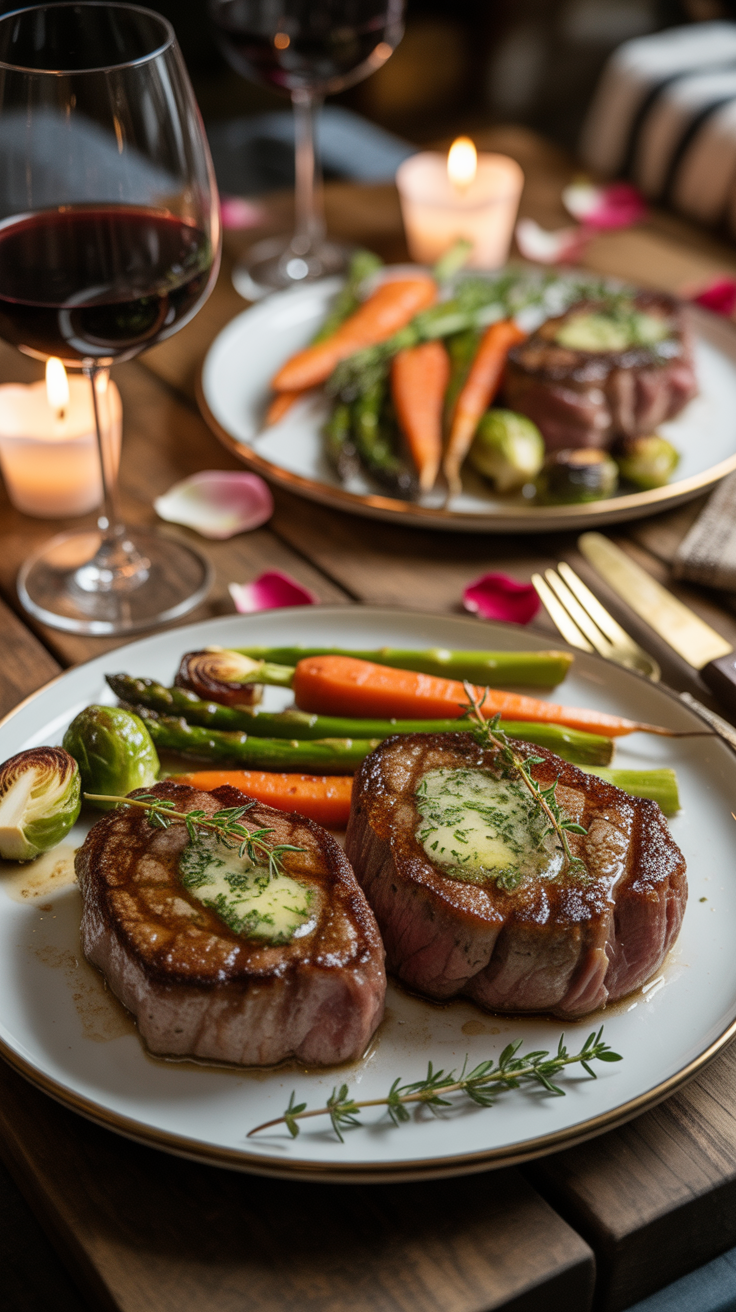 Valentines day dinner