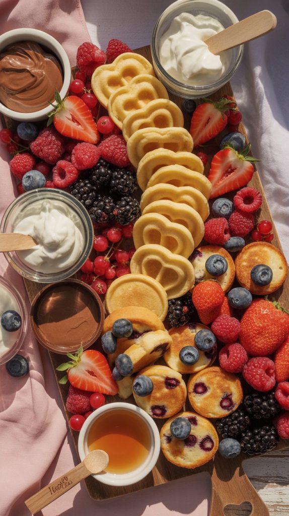 Easy Valentines charcuterie board