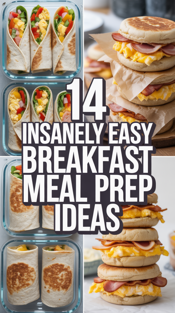 Breakfast Meal Prep Good Meal prep ideas