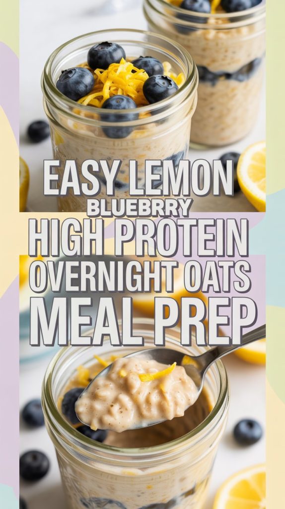 High Protein Overnight Oats Protein overnight oats 1