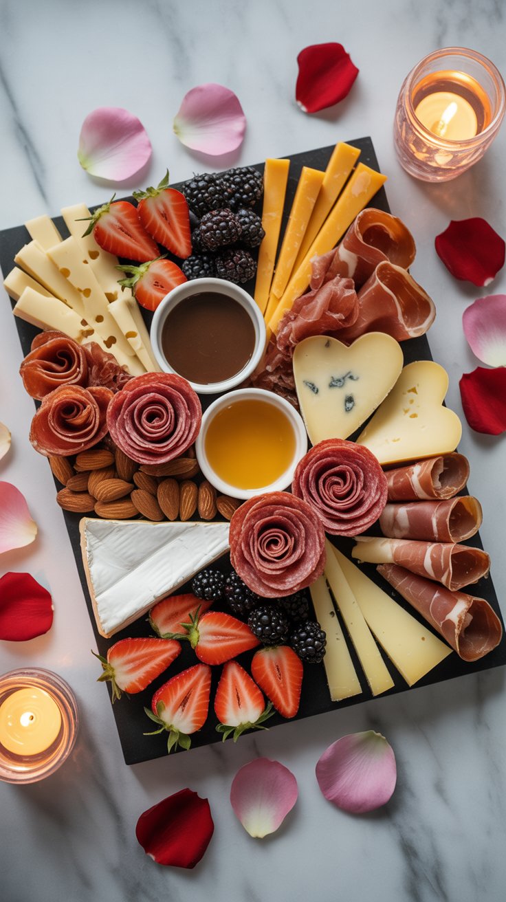 Romantic Dessert Platter Ideas