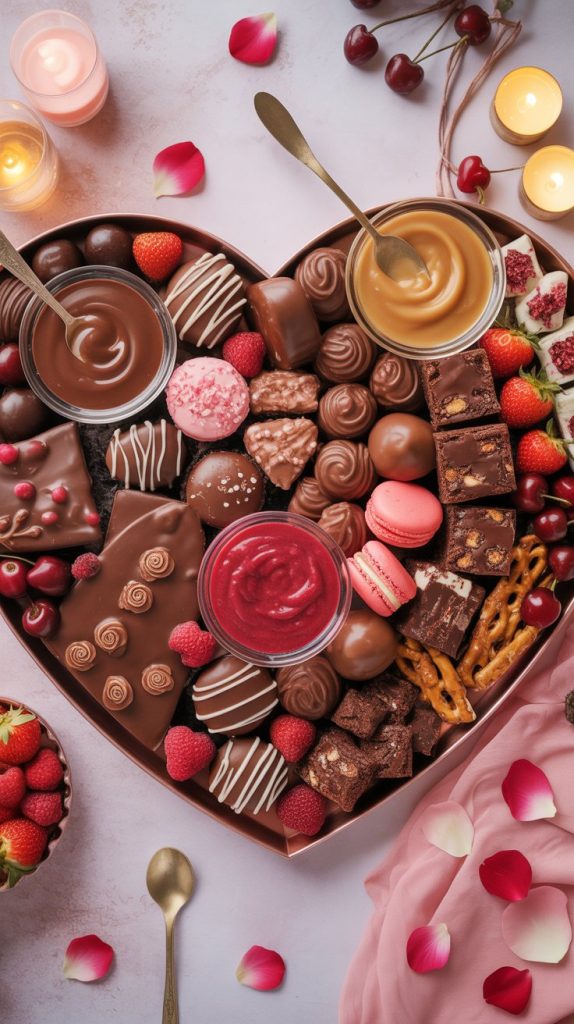 Valentines charcuterie board Ideas