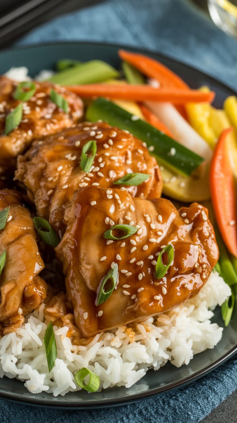 Sticky Teriyaki Boneless Chicken Thighs Recipe